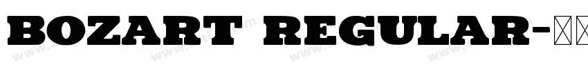 BOZART Regular字体转换